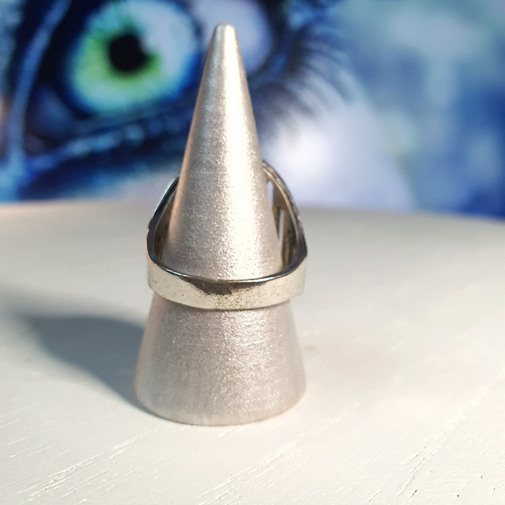 Howlite Turqouise Silver Ring - Picture 3 of 4